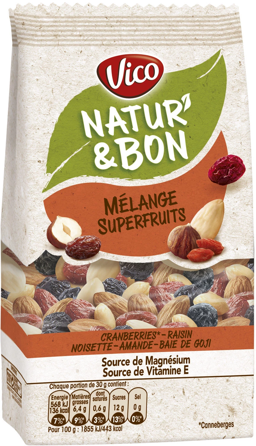 Mélange superfruit 200g - NATUR' & BON