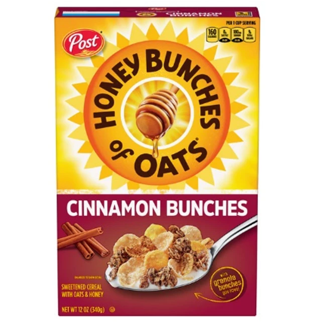 Honey Bunches Of Oats - Cinnamon Bunches - Post