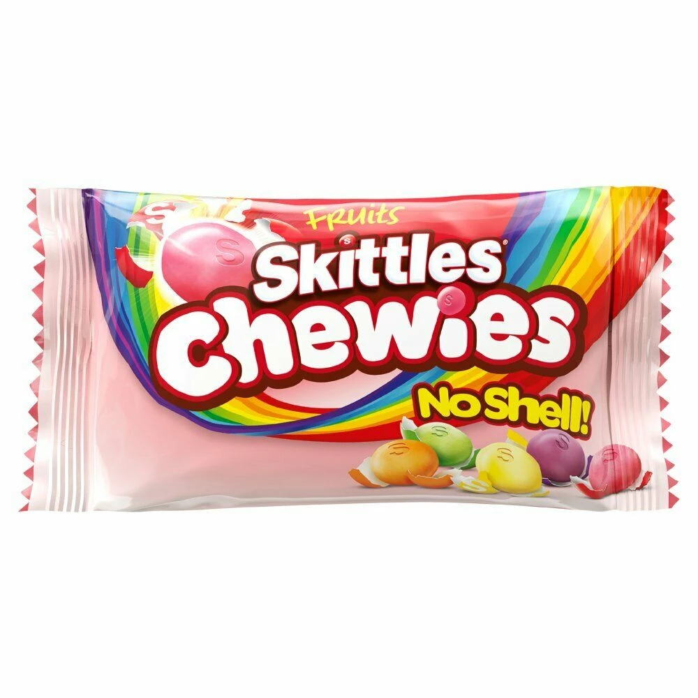 Chewies com sabor de frutas doces; 45g - SKITTLES