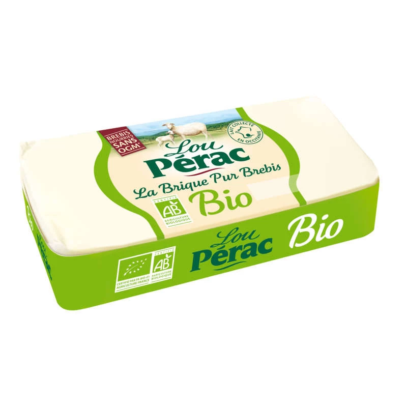 Fromage de Brebis Bio Brique 150g - LOU PERAC