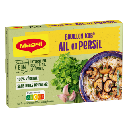 80g X8 Bouillon Kub Ail Pers