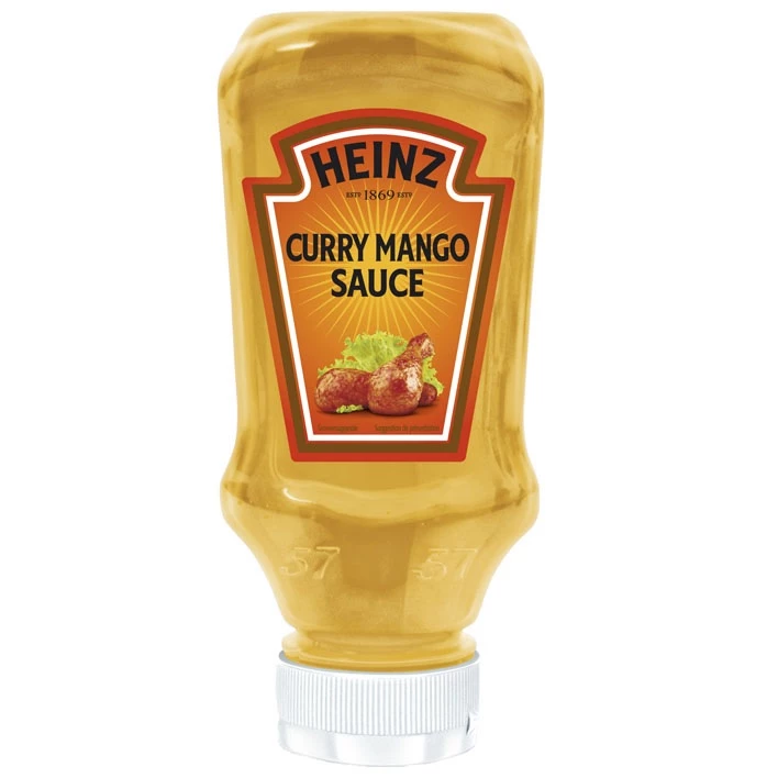 Salsa Curry Mango, 225ml - HEINZ