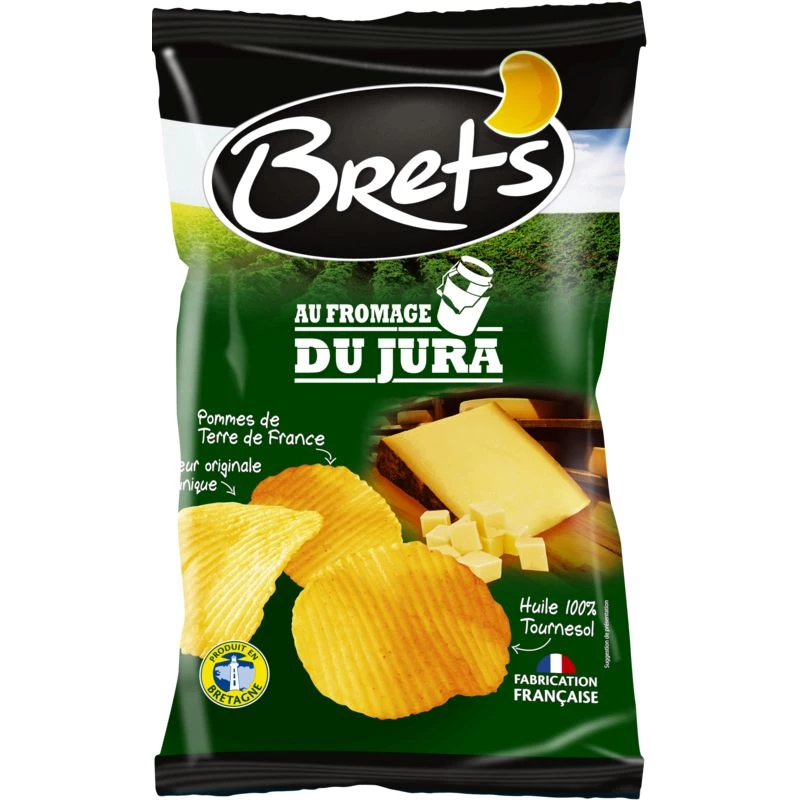 Patatas fritas de queso Jura, 125g - BRET'S