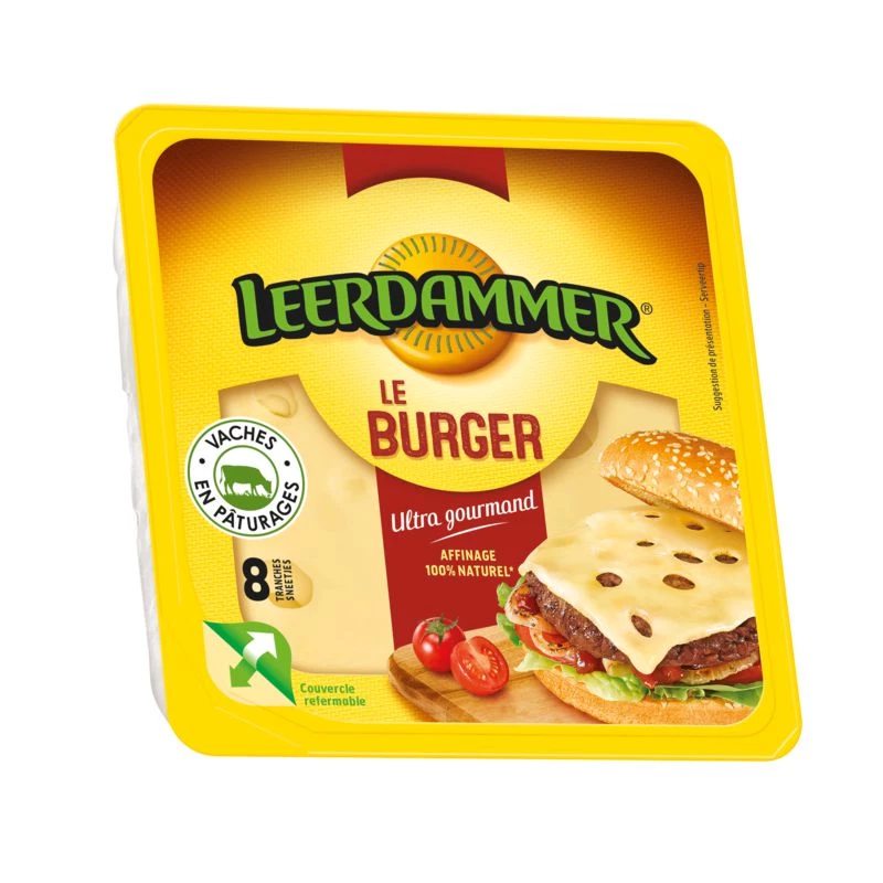 Leerdammer Hamburger 8tr. 150g