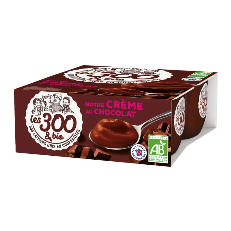 Creme Dessert Chocol.300/bio 4