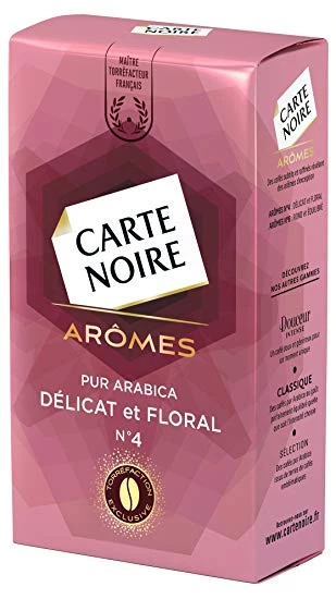 Café moulu arômes n°4 délicat & floral 2x250g - CARTE NOIRE