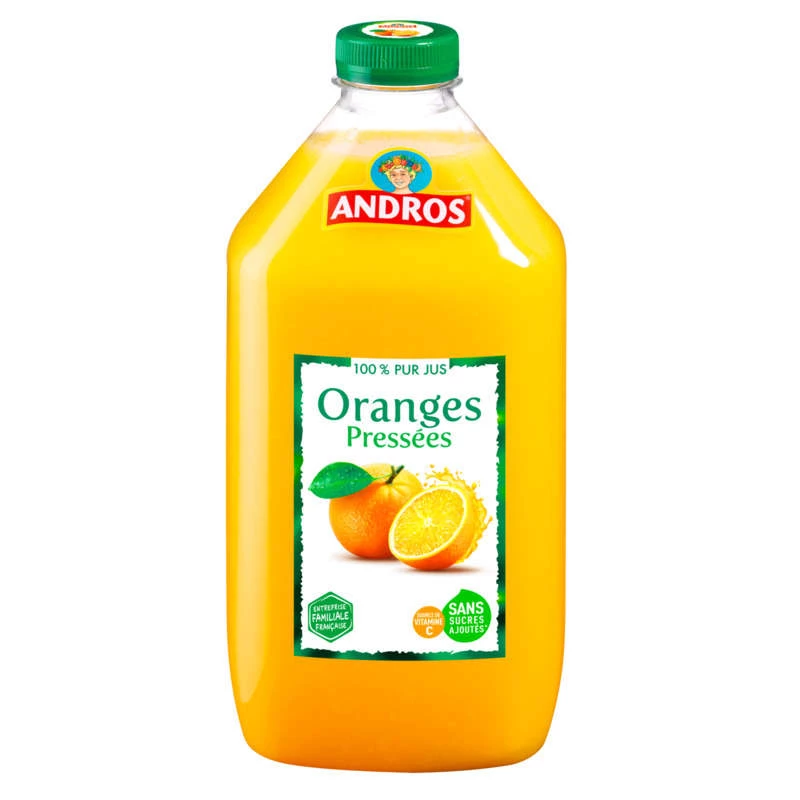Andros Jus Orange Pet 1,5l