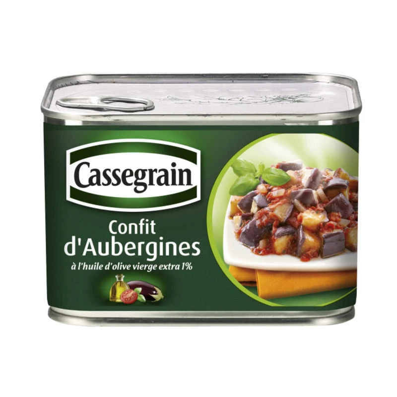Aubergines Cuisinées à La Provençale; 660g - CASSEGRAIN