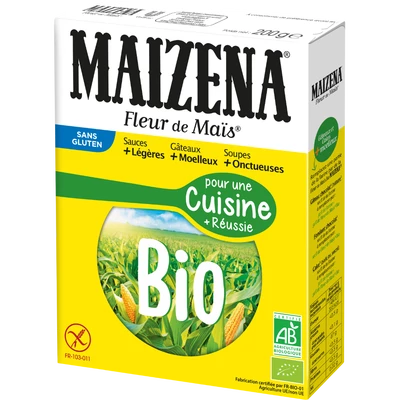 Fleur de mais Bio sans gluten 200g - MAIZENA