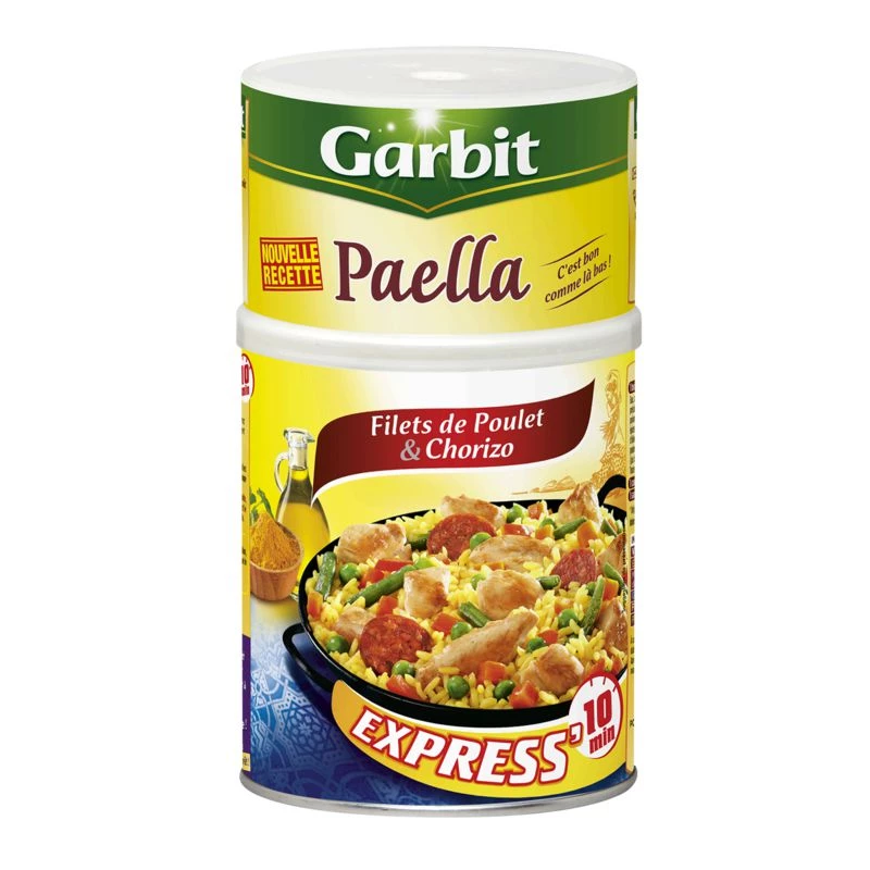Paella com frango e chouriço 940g - GARBIT