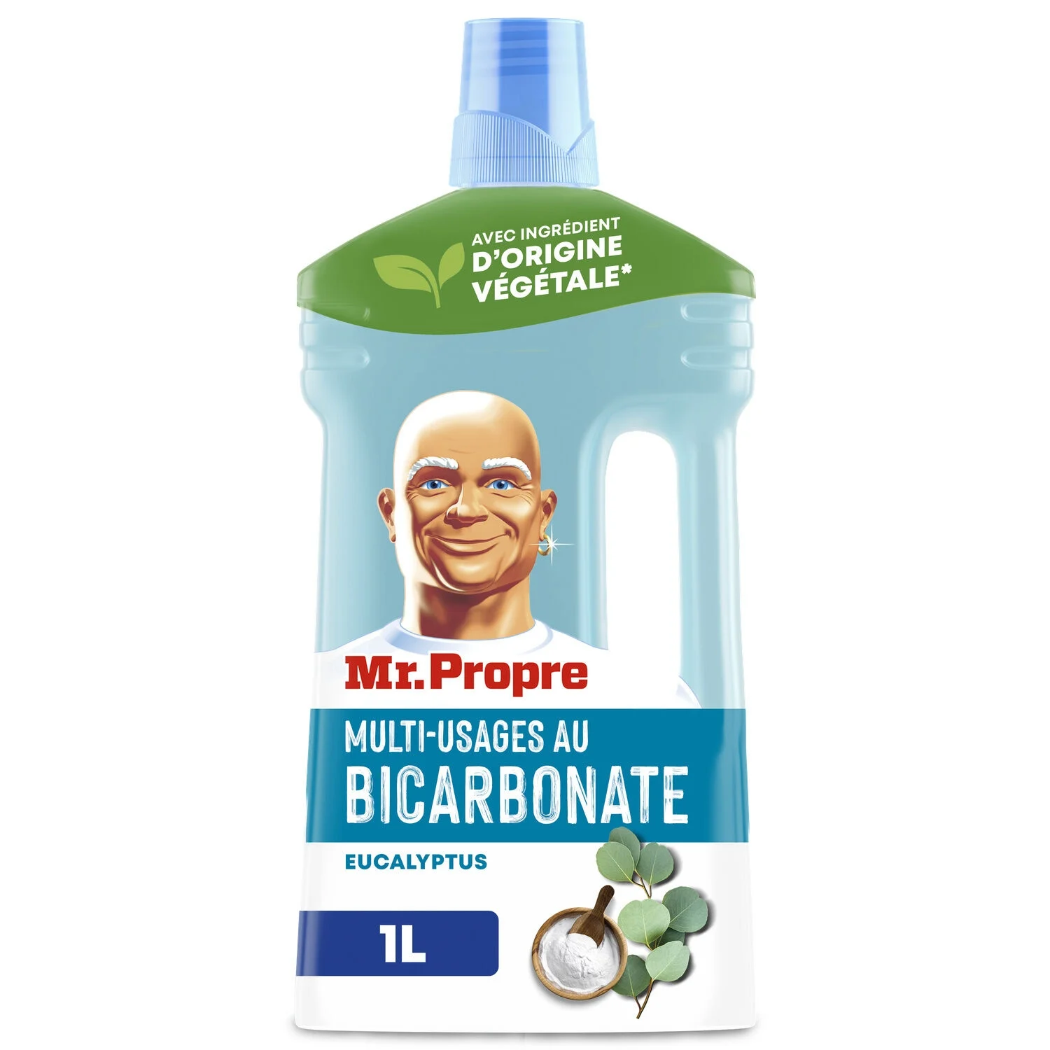 Multi-purpose household cleanser with eucalyptus 1l bicarbonate - Mr Propre