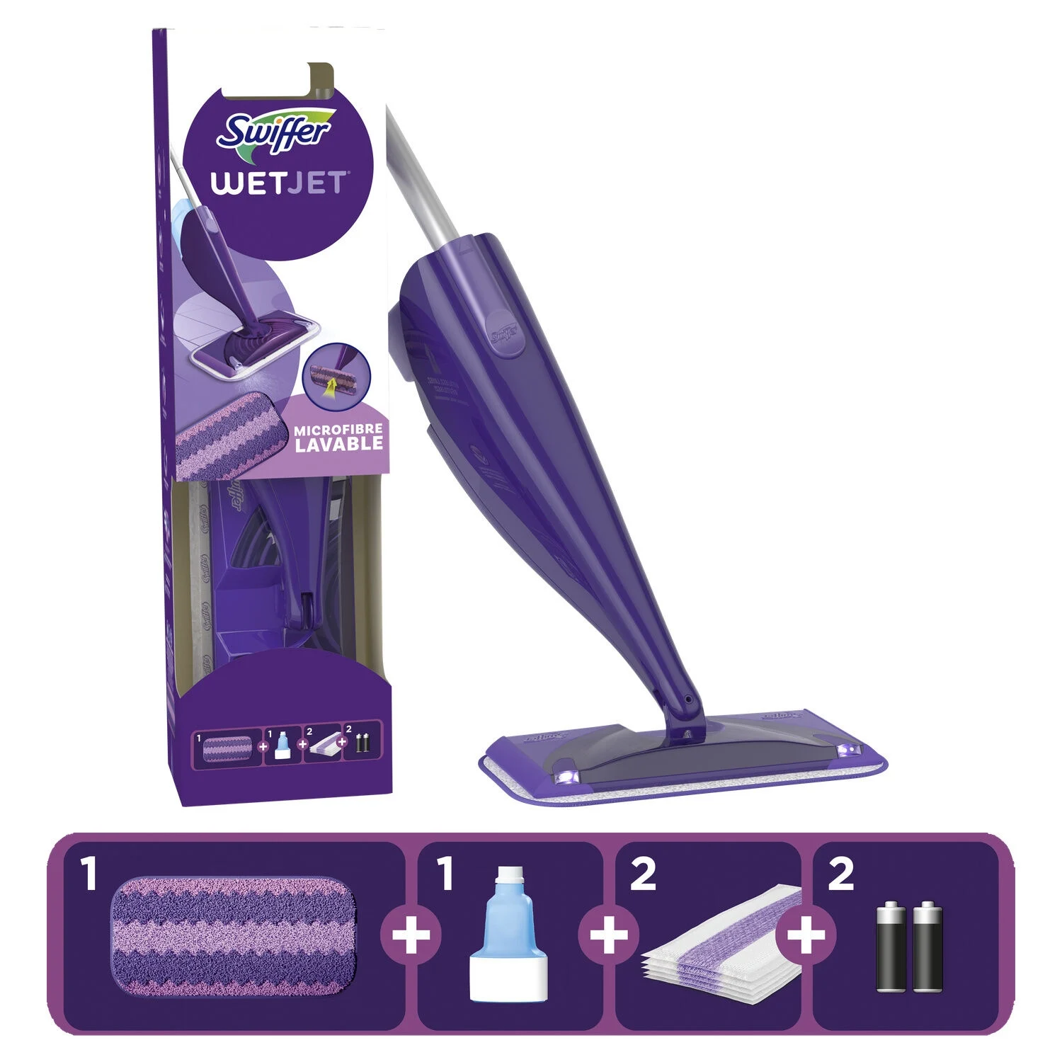 Washable Microfiber Flat Broom - Swiffer