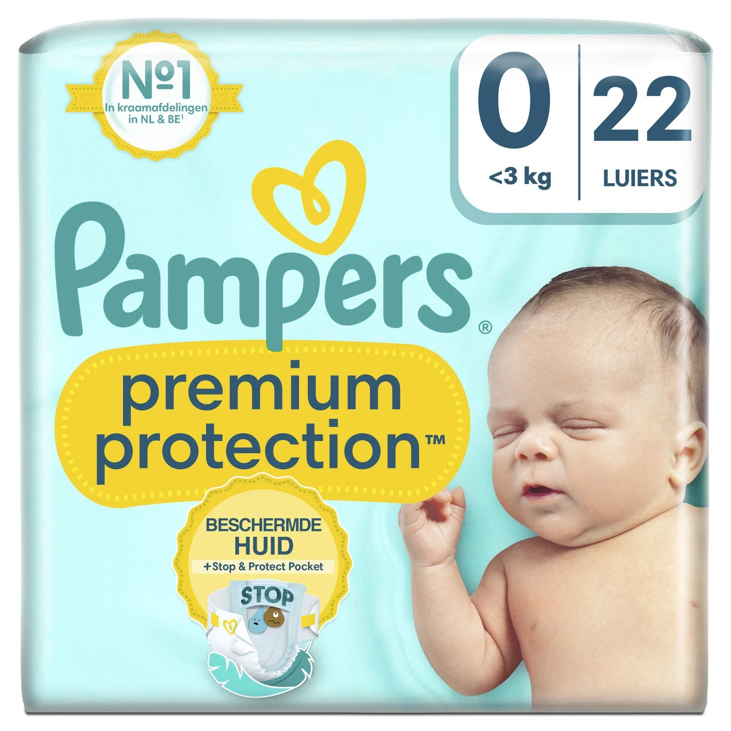 Premium Baby layers <3 kg size 0 - PAMPERS