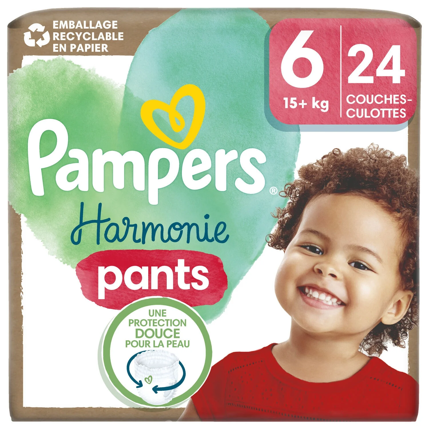 COUCHES Pantalones Harmonie T6 (15+ kg) x24 - PAMPERS