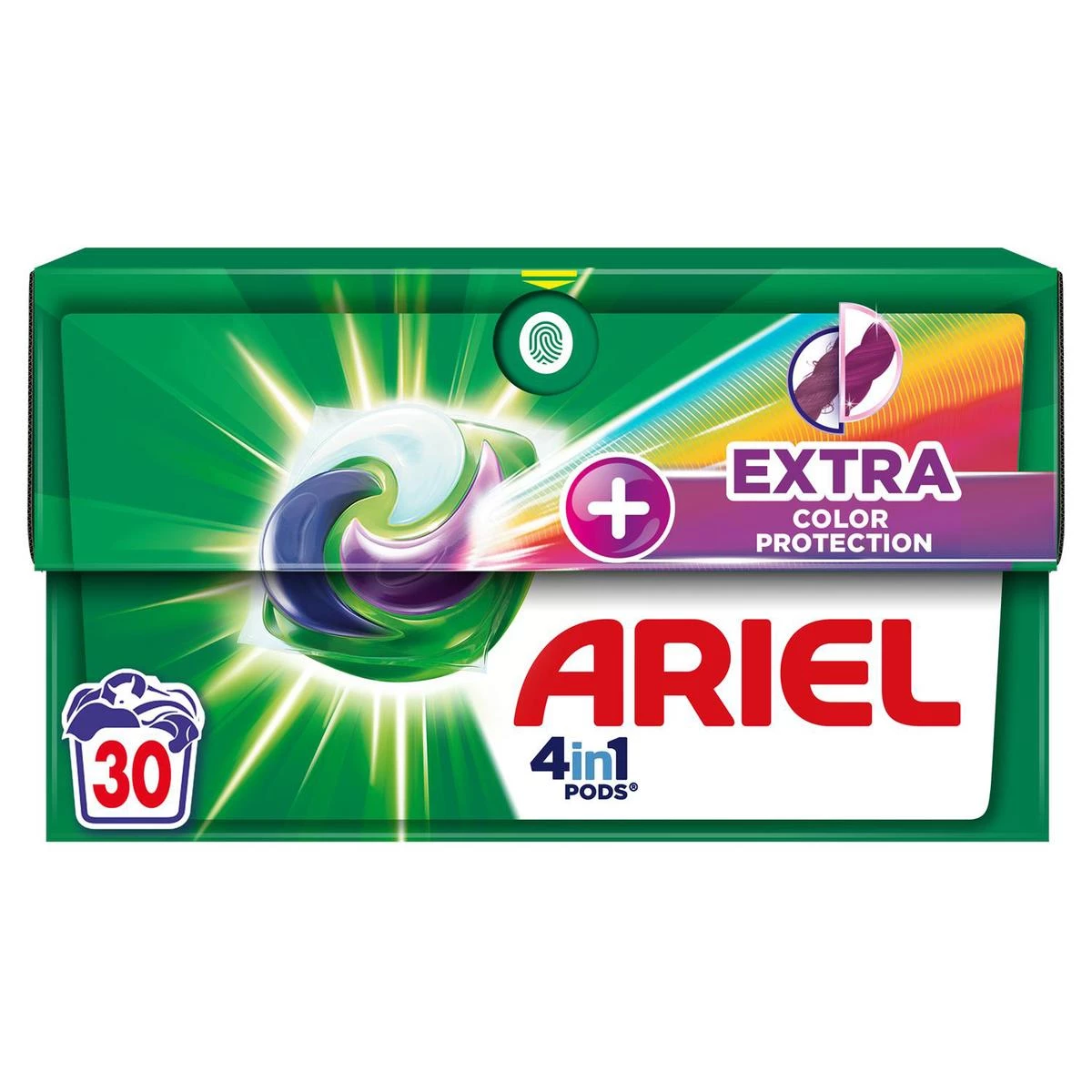 Capsules Lessive 4en1 Pods Extra Fiber Protection Couleur 30capsules - ARIEL