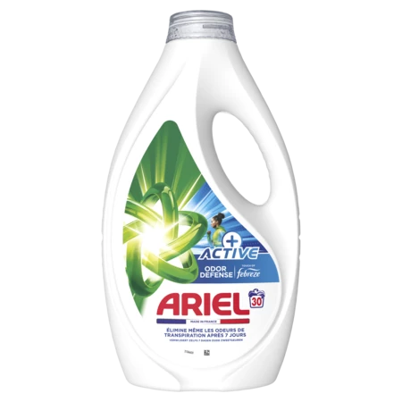 Lessive Liquide Active Odor Defense Febreze 1350ml -  ARIEL