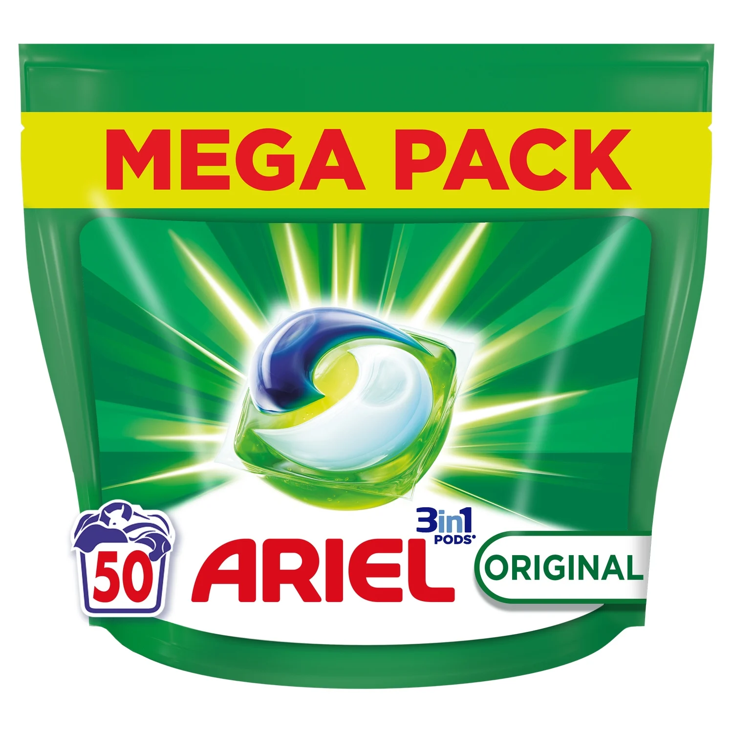 Lessives Original 3in1 X50 Pods - ARIEL