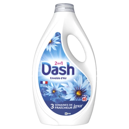 Lessive liquide 2 en 1 envolée d'air 1,8L - DASH