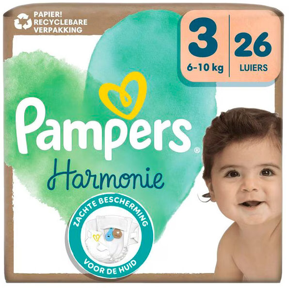Couches Harmonie Taille 3 6-10kg X26