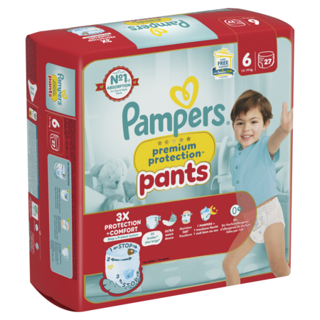 Pampers Pp Pants Geant T6 X27