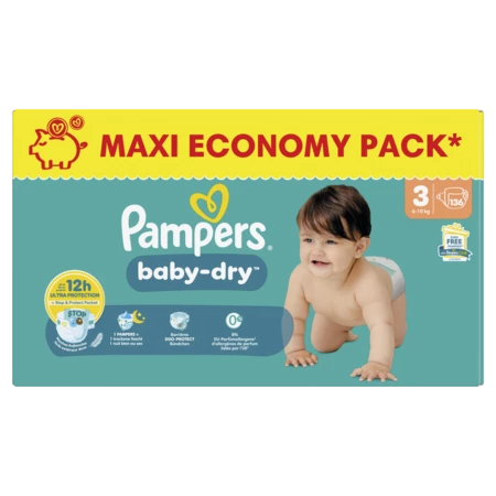 Pampers Baby Dry Maxi T3 X136