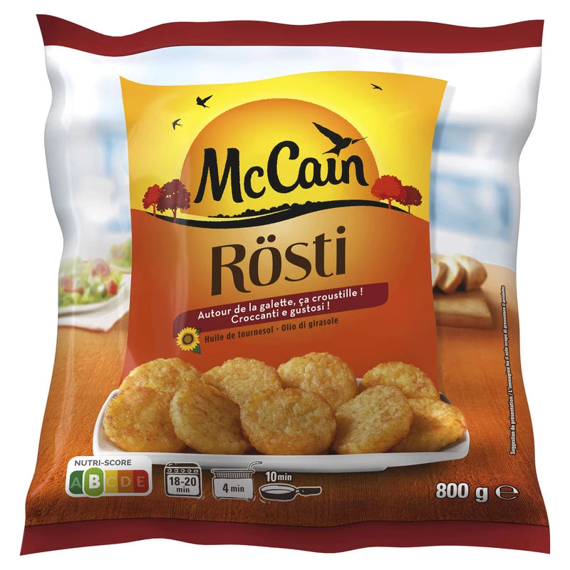 Potato pancakes Rosti 800g - MC CAIN