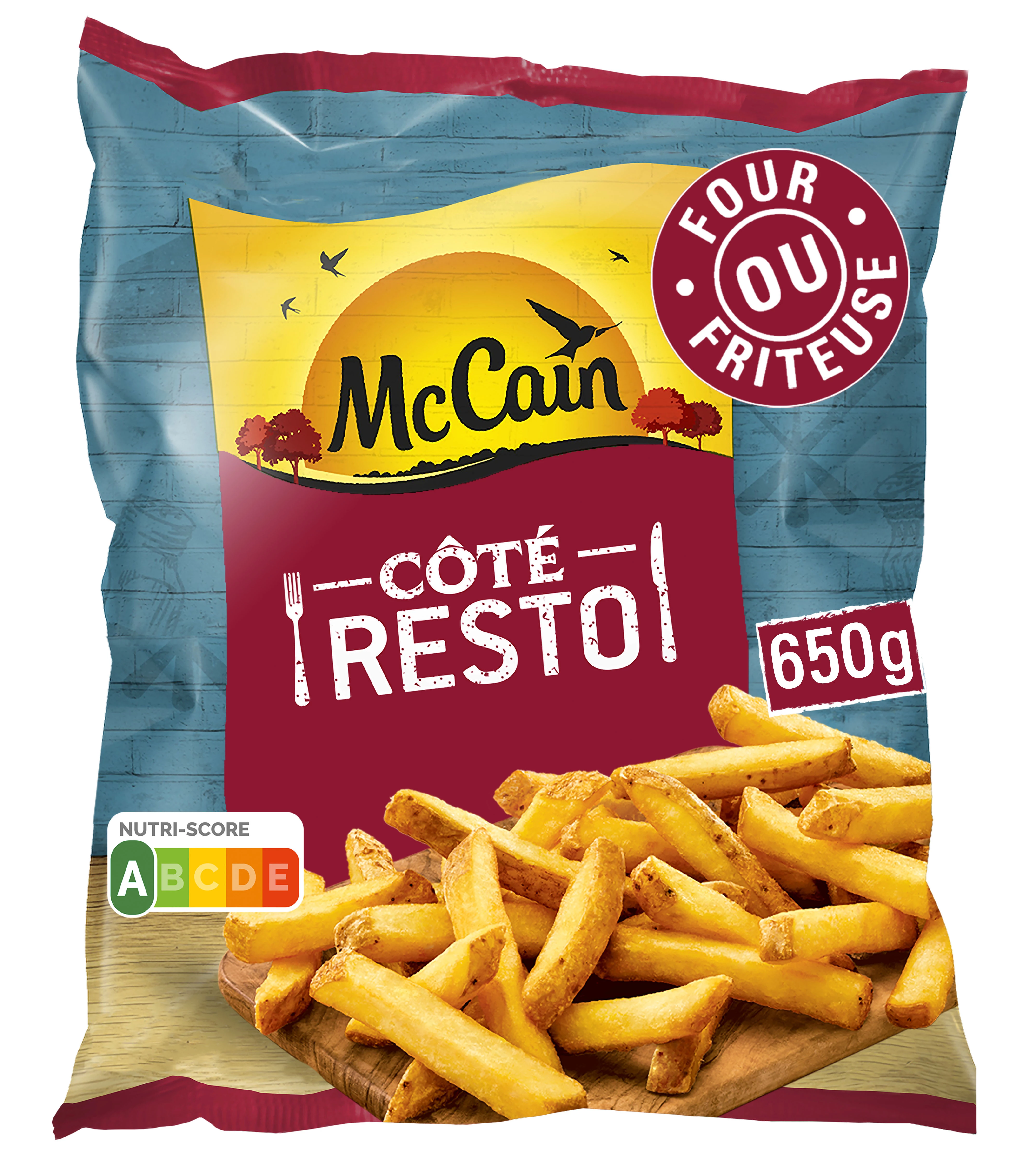 Frites côté resto 650g - MC CAIN