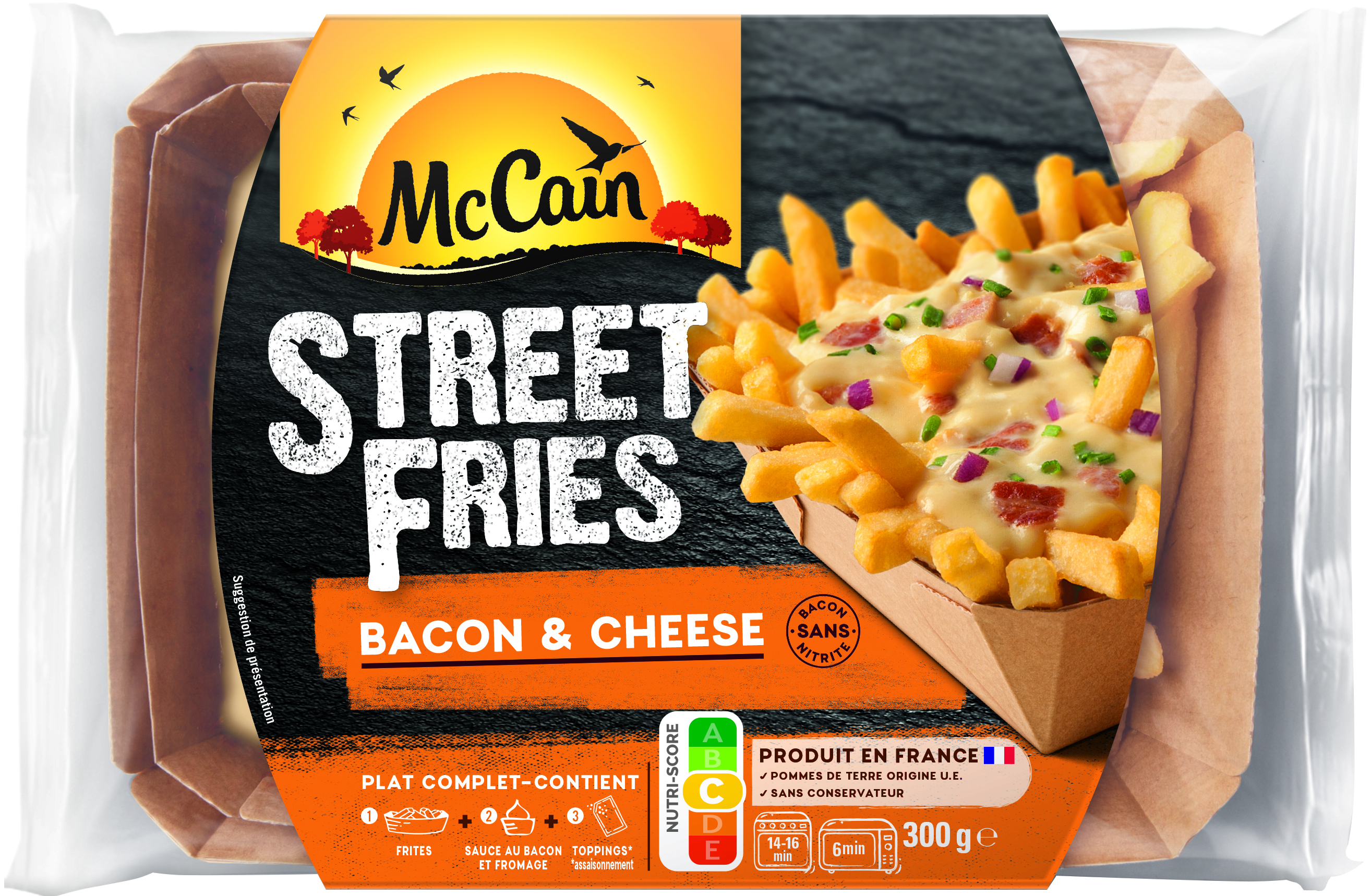 Mccain St Fries Bacon Cheese30
