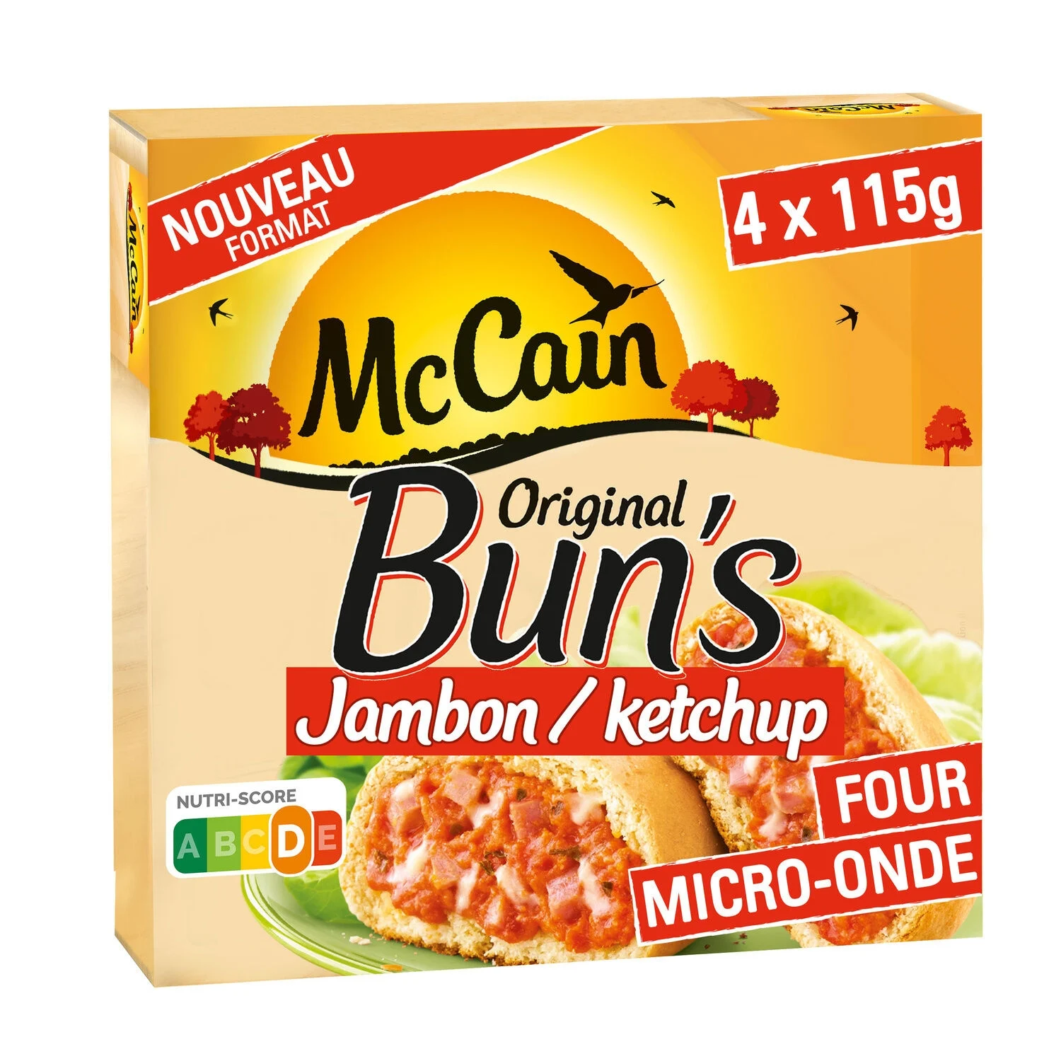 460g Bun S Jambon Ketchup