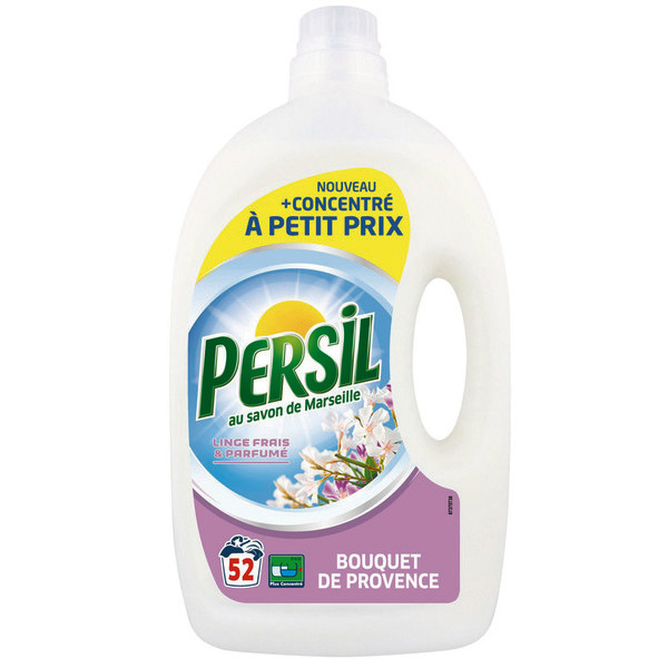 Lessive liquide savon de Marseille bouquet de Provence 2,6l - PERSIL