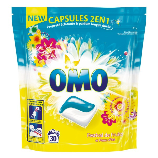 Omo 30 Caps 2en1 Fest.fruit.fl