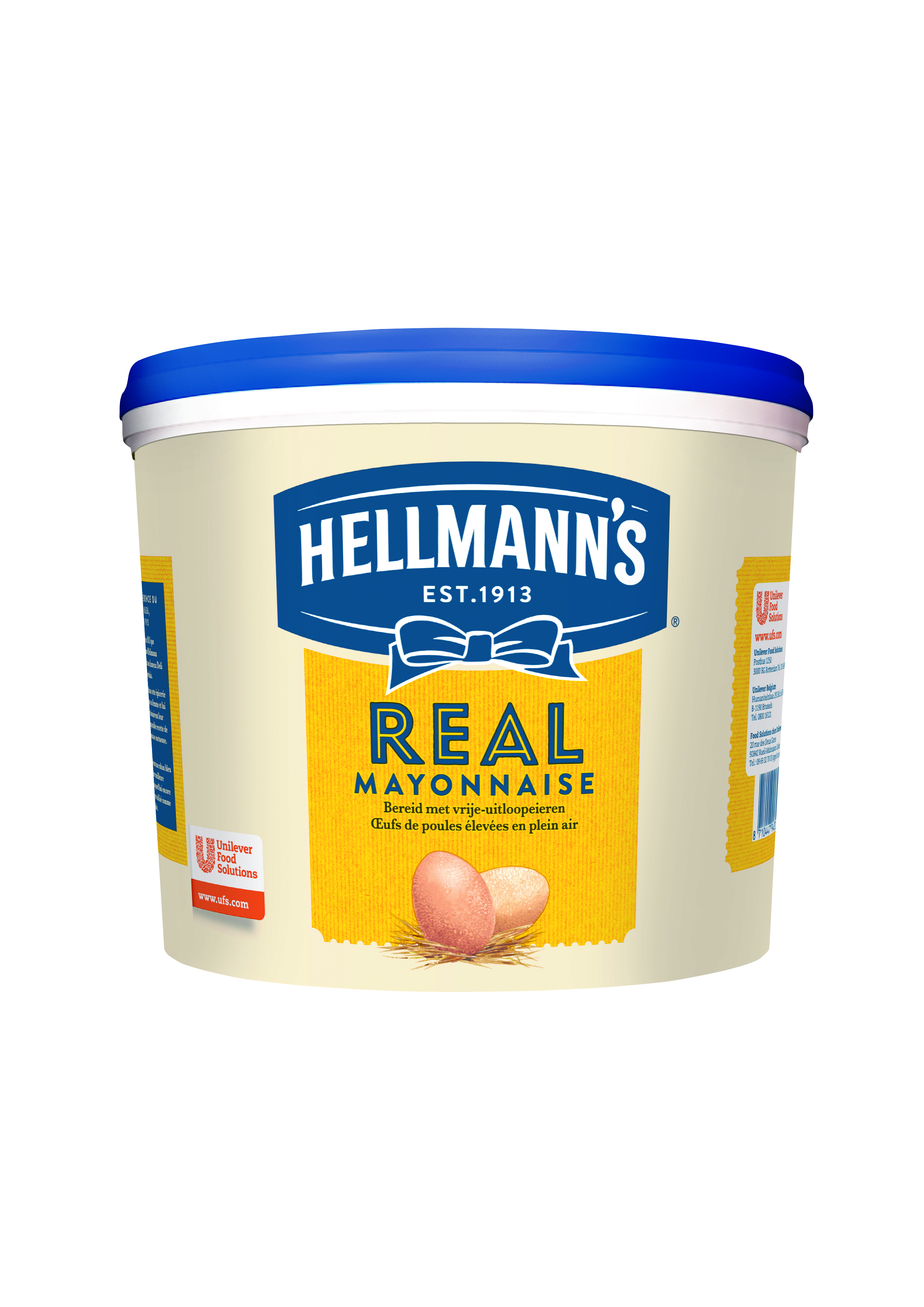 Hellmann's Mayonnaise Seau 4,65kg