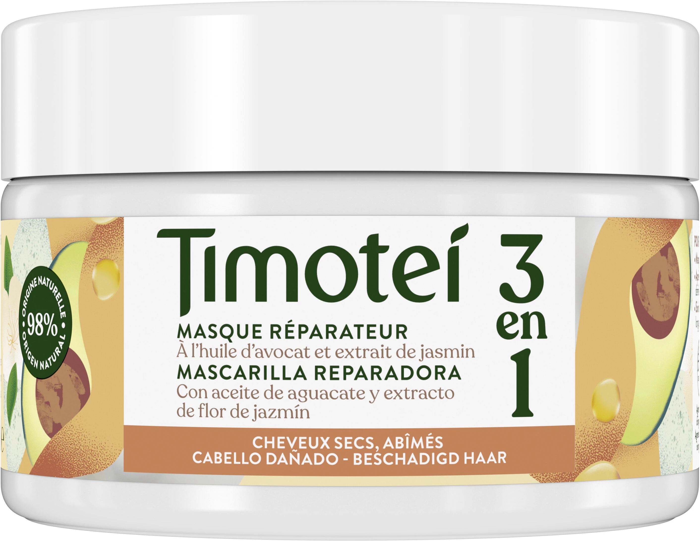 Masque Cheveux réparateur 300ml - TIMOTEI