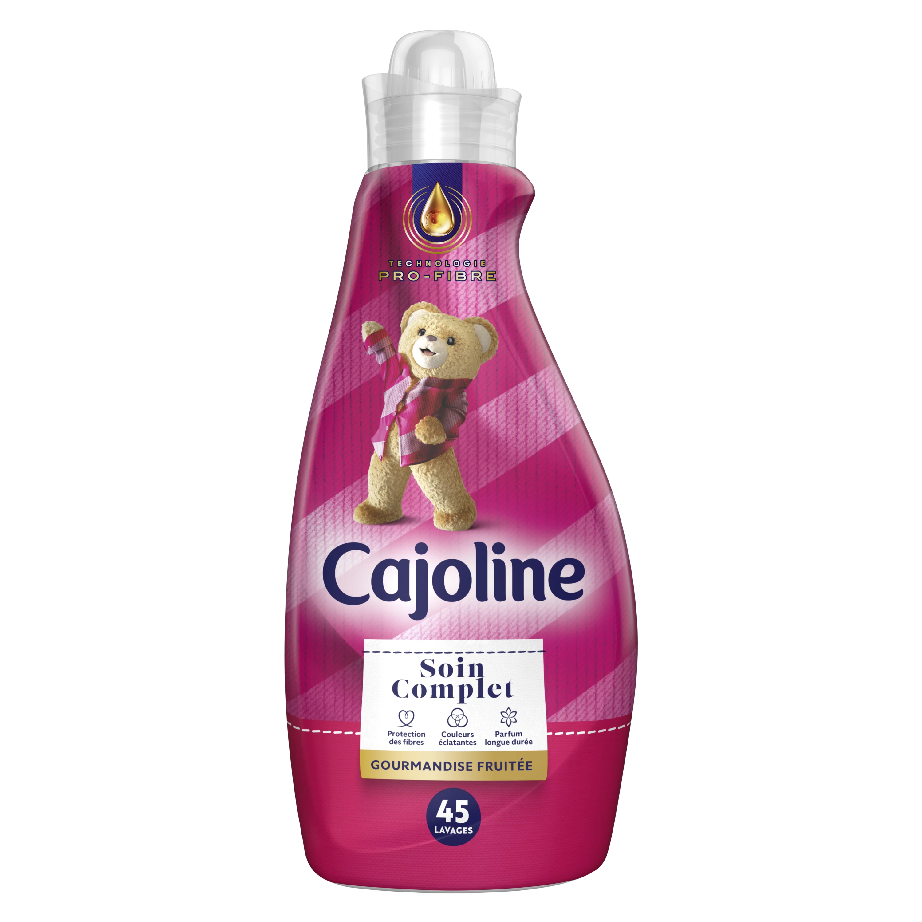 Adoucissant Gourmandise Fruitée 1,125l - Cajoline