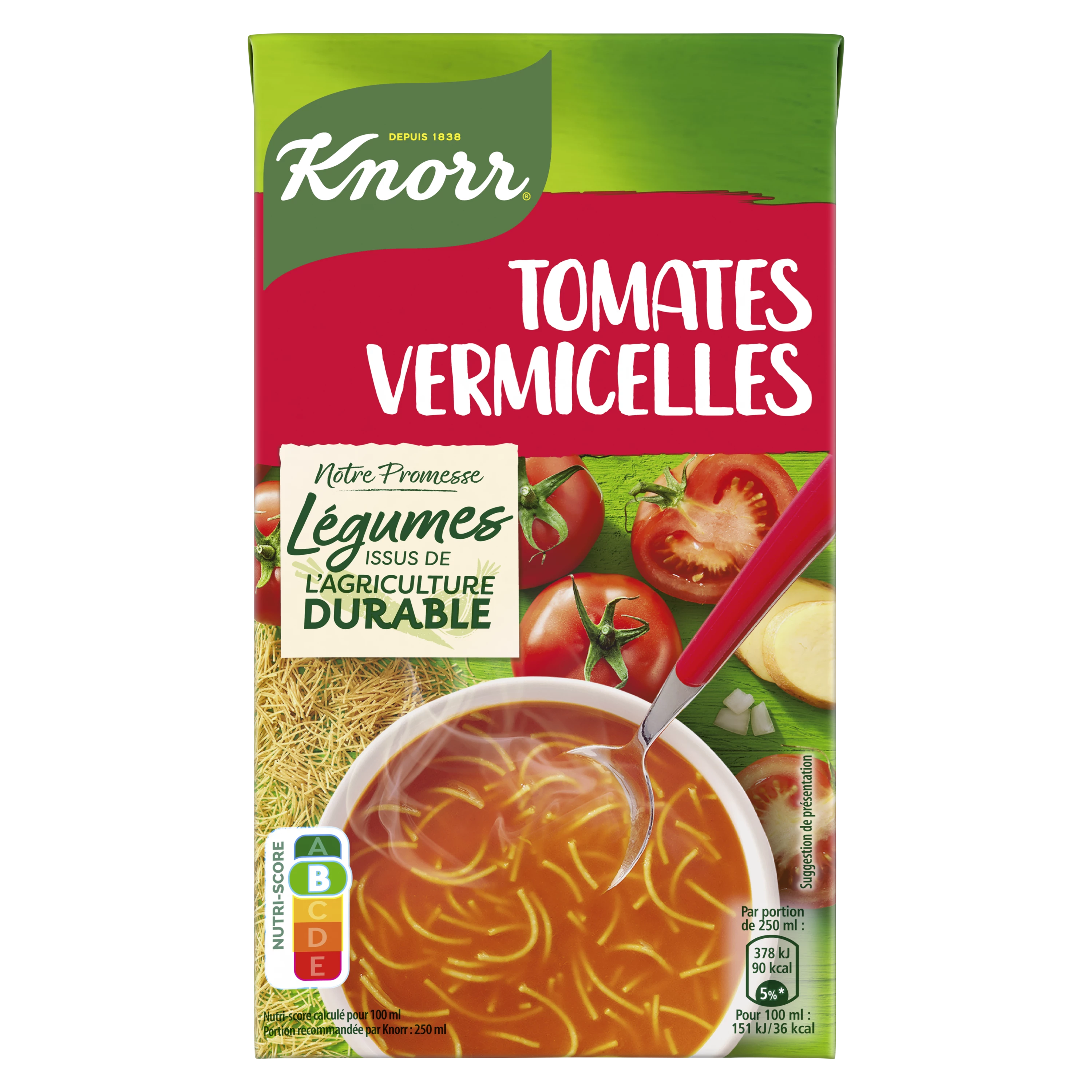 Zuppa Di Vermicelli Al Pomodoro Mediterranea, 1L - KNORR