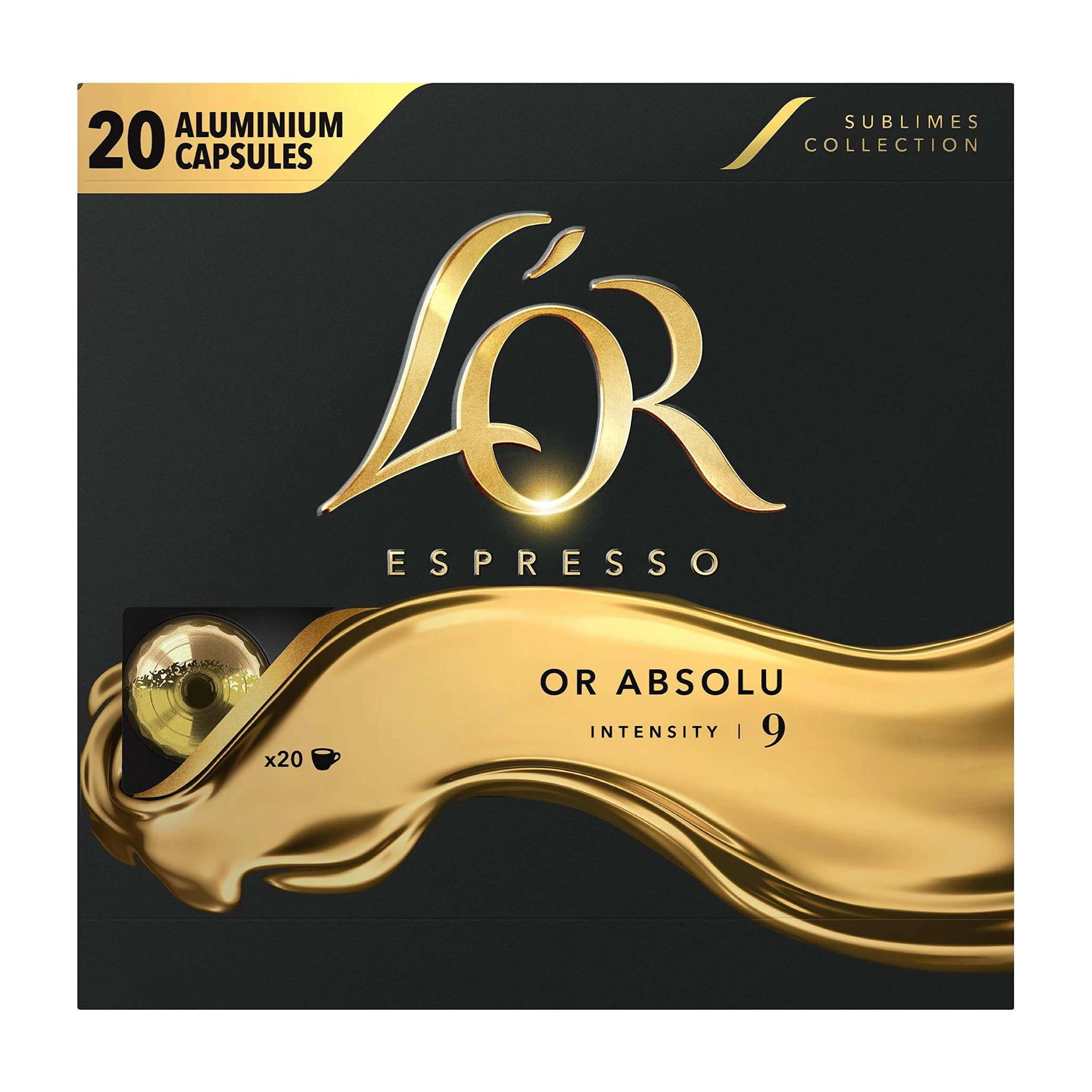 Café Capsules l'or absolu X20 104g - L'OR