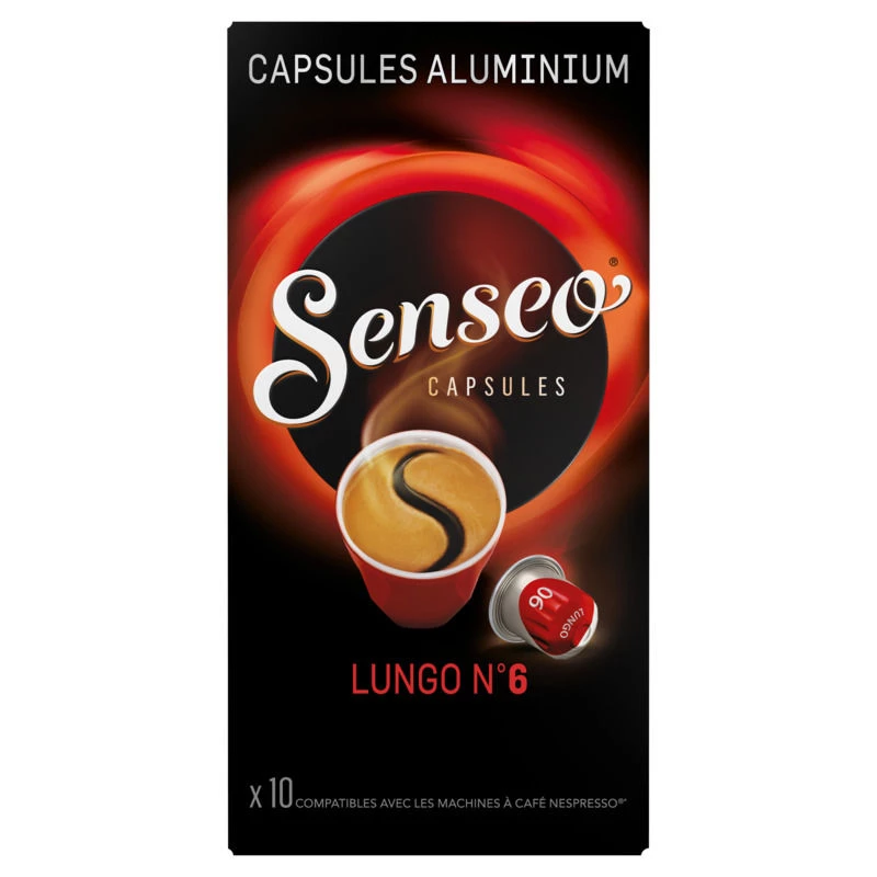 Café Capsules Lungo N°6 SENSEO