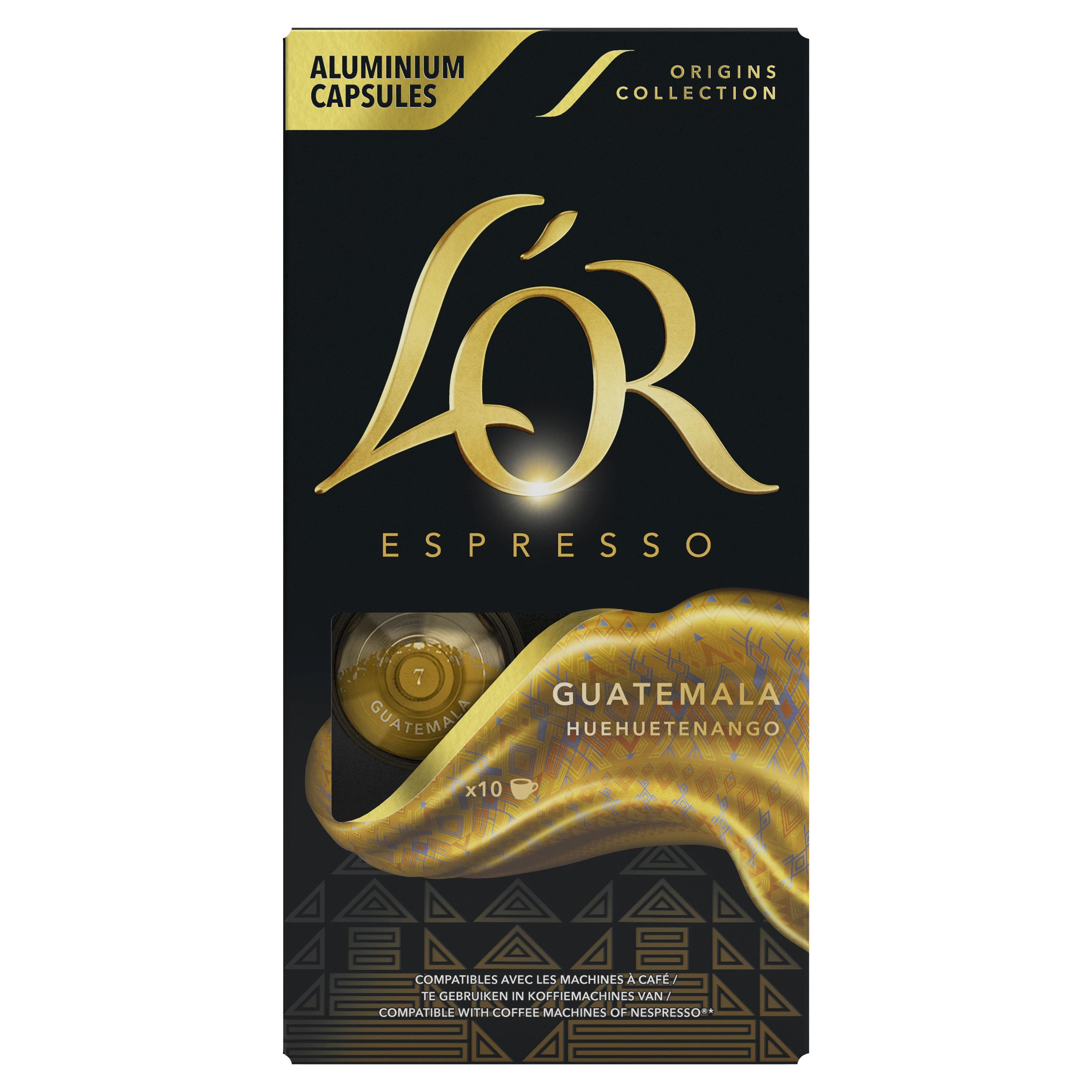 Capsules Café Espresso Guatémala Compatibles Nespresso; x10; 52g - L'OR