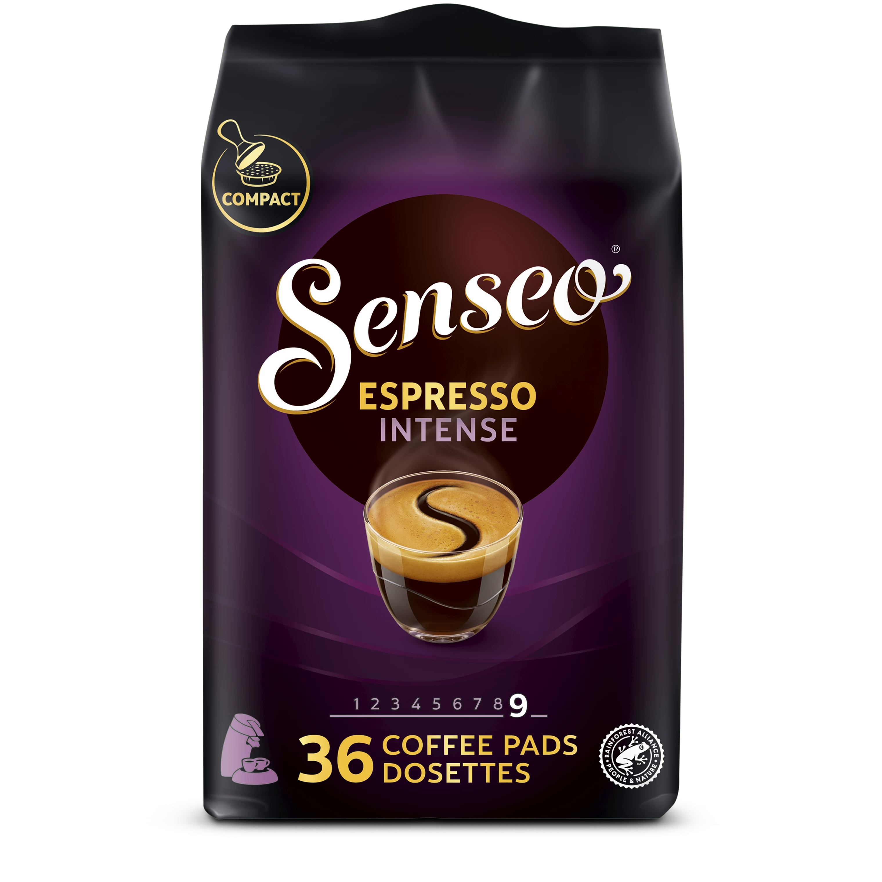Dosettes Café Espresso Intense; x36; 250g - SENSEO