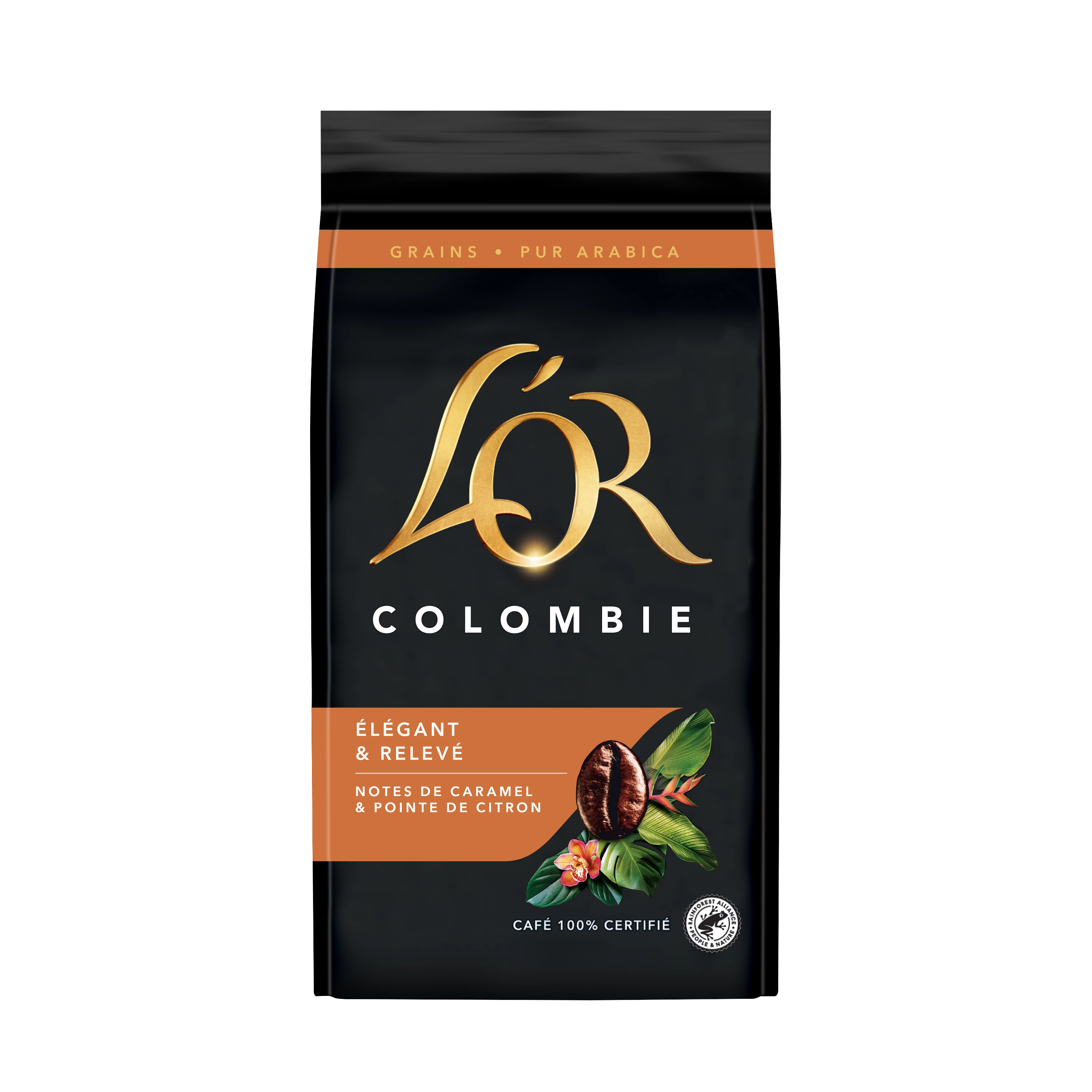哥伦比亚咖啡豆； 500克 - L'OR
