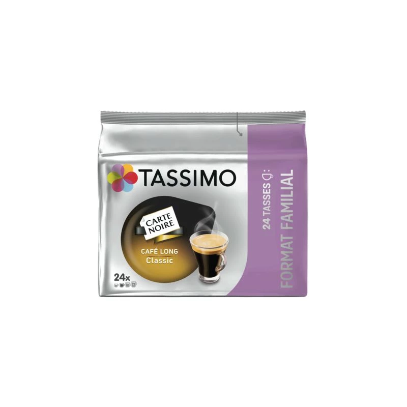 كبسولات القهوة الطويلة الكلاسيكية لور X24 156 جرام - TASSIMO