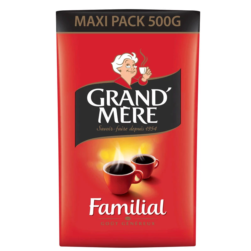 Café Moulu Familial 500g - GRAND' MÈRE