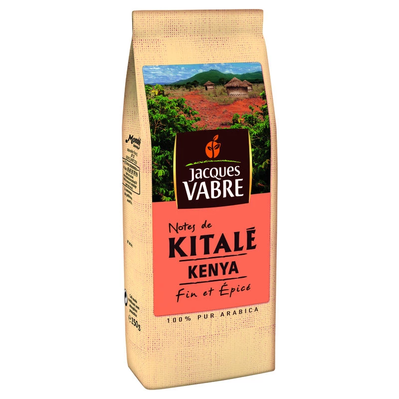 مكونات القهوة المطحونة من كيتالي كينيا 250 جرام - JACQUES VABRE