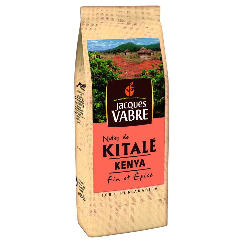 Café Moulu Notes de Kitalé Kenya 250g - JACQUES VABRE