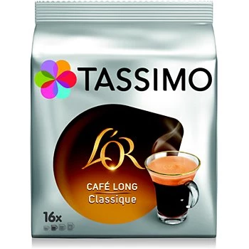 Klassische lange Kaffeepads L'or X16, 104 g - TASSIMO