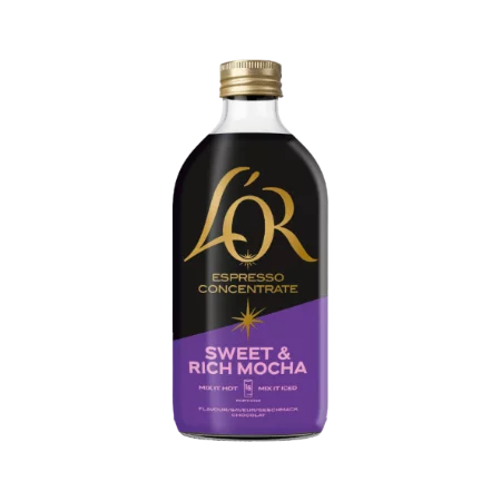 Espresso Concentrate Sweet & Rich Mocha café concentré liquide chaud ou glacé 14 portions 485 ml - L'OR