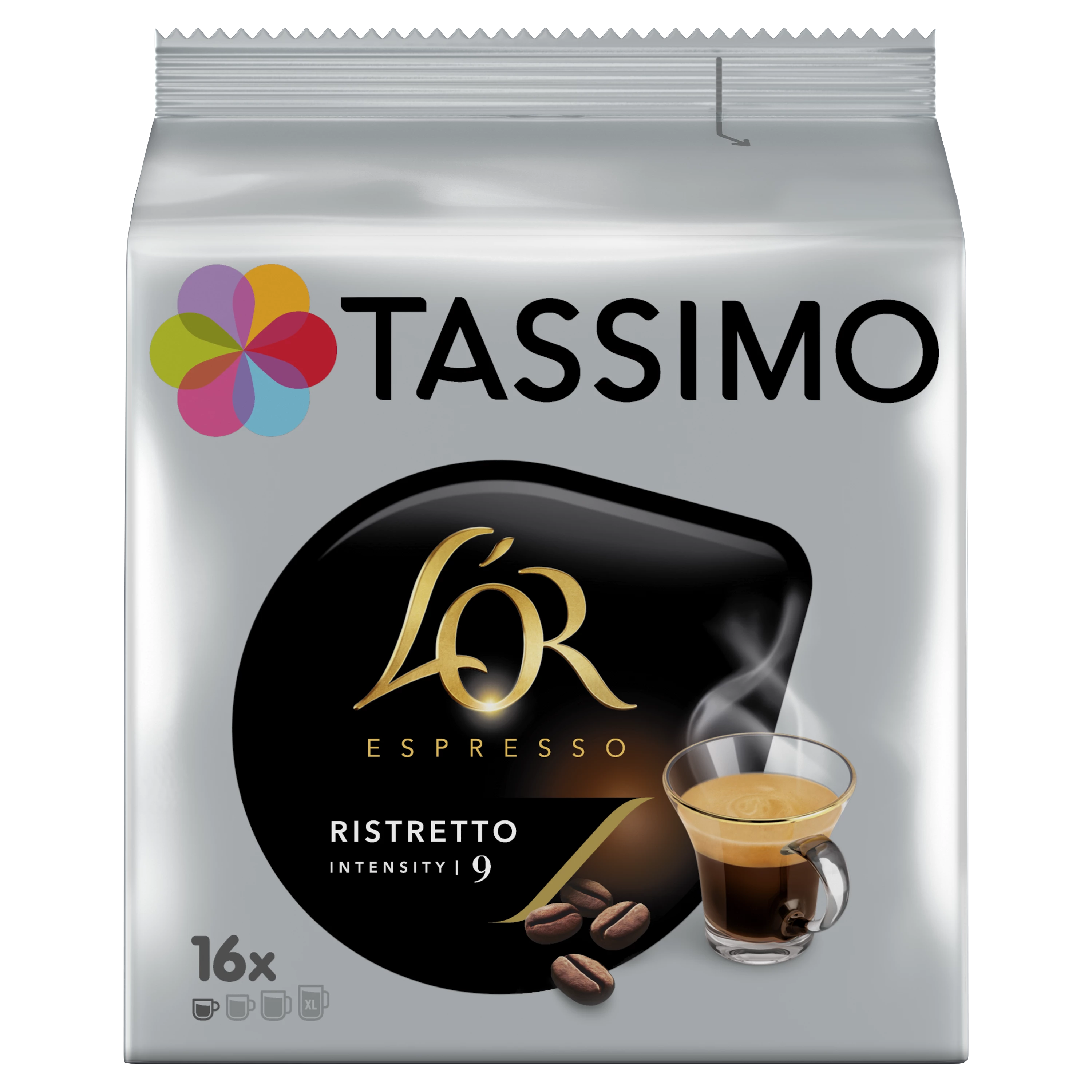 Café Ristretto L'or Espresso X16 Doses 128g - TASSIMO