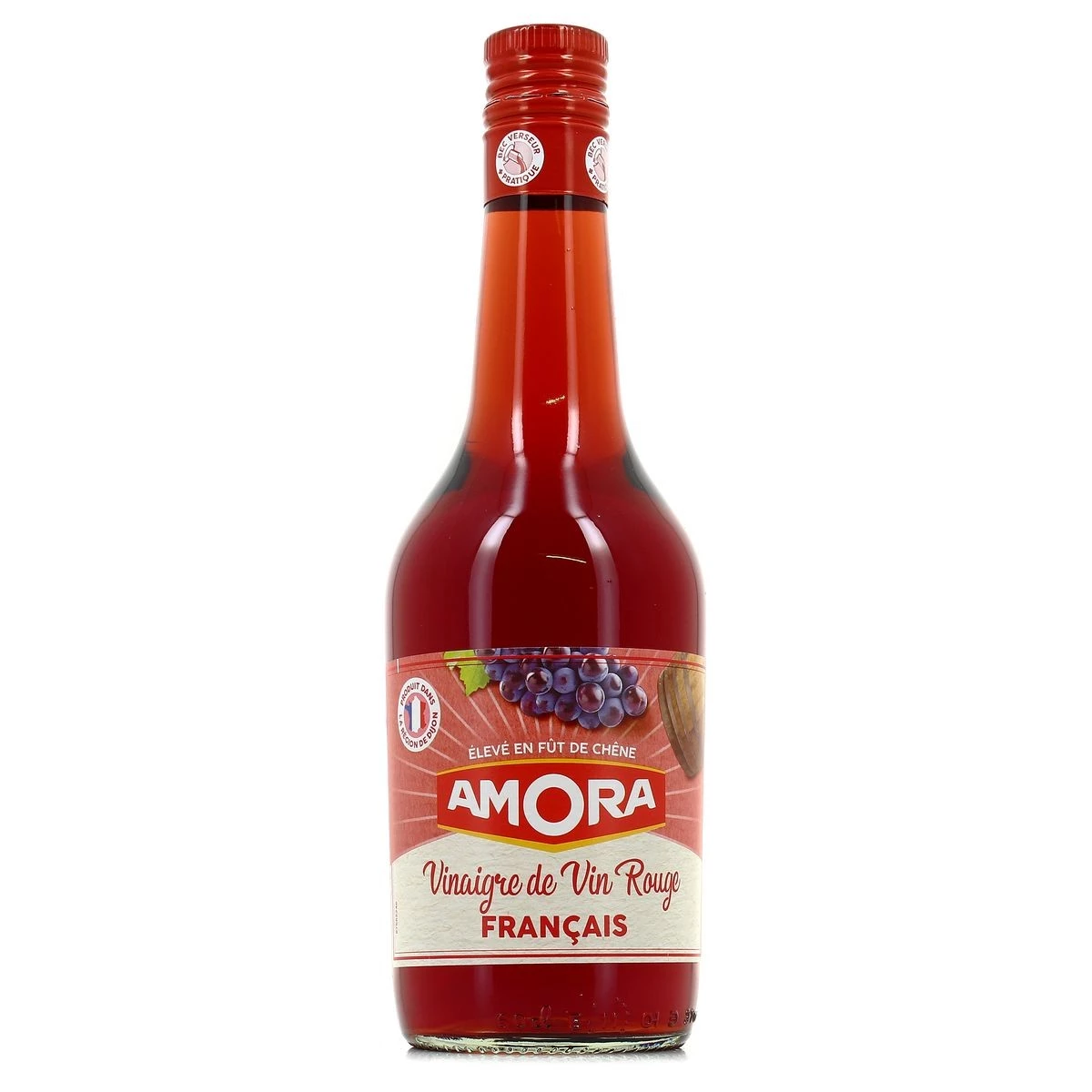 Vinagre de Vinho Tinto, 600ml - AMORA