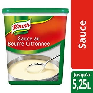 Knorr Sauce Au Beurre Citronnée Déshydratée 1kg Jusqu'à5,25l