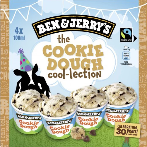 Bj 4x72g Cookie Dough Collect